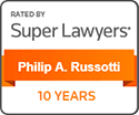 Philip Russotti Superlawyers 10 Years